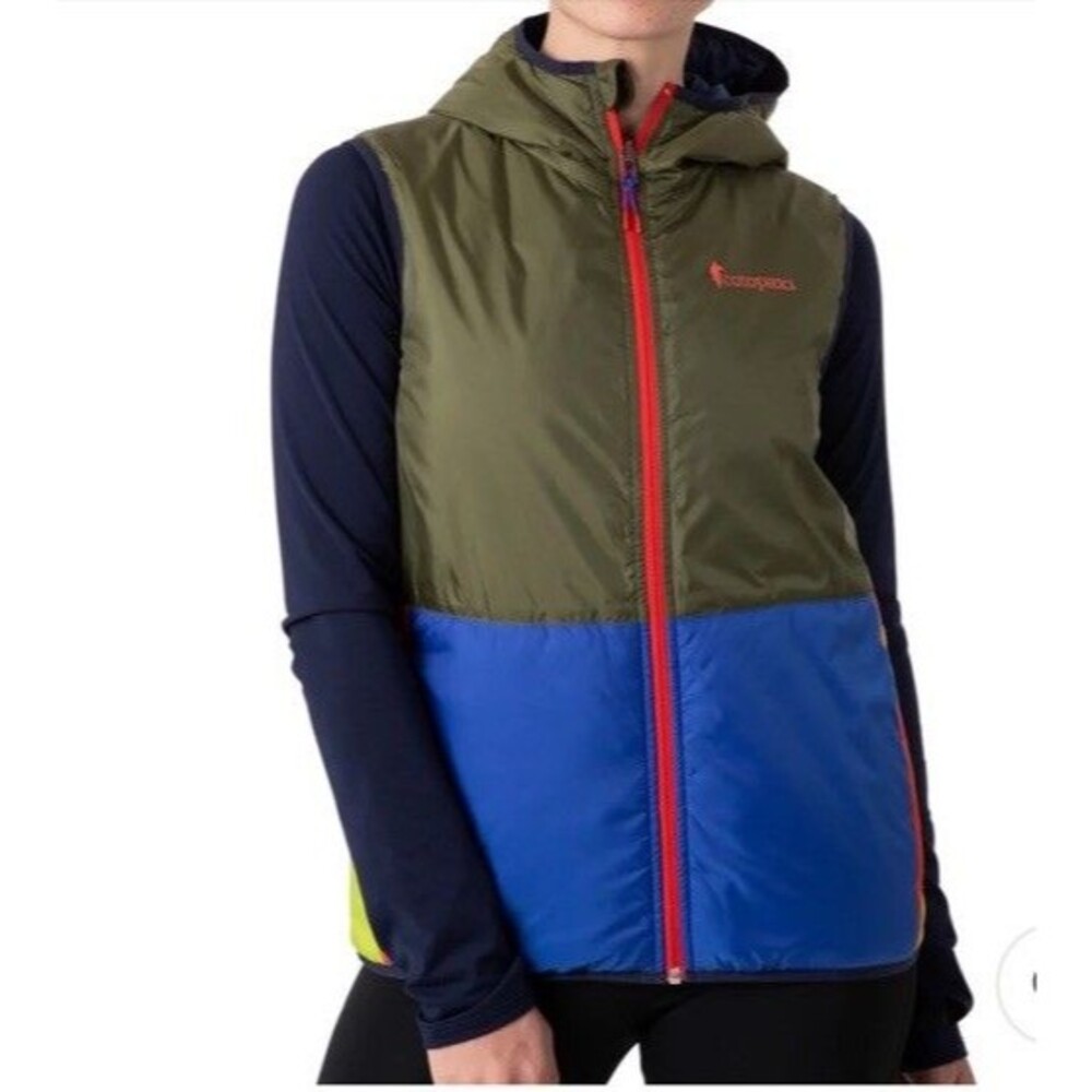 Cotopaxi Teca Calido Reversible Hooded Vest Color Block XS Insulated Packable